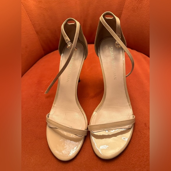 Stuart Weitzman Nudistsong Sandal Heel Size 9 - Picture 8 of 9